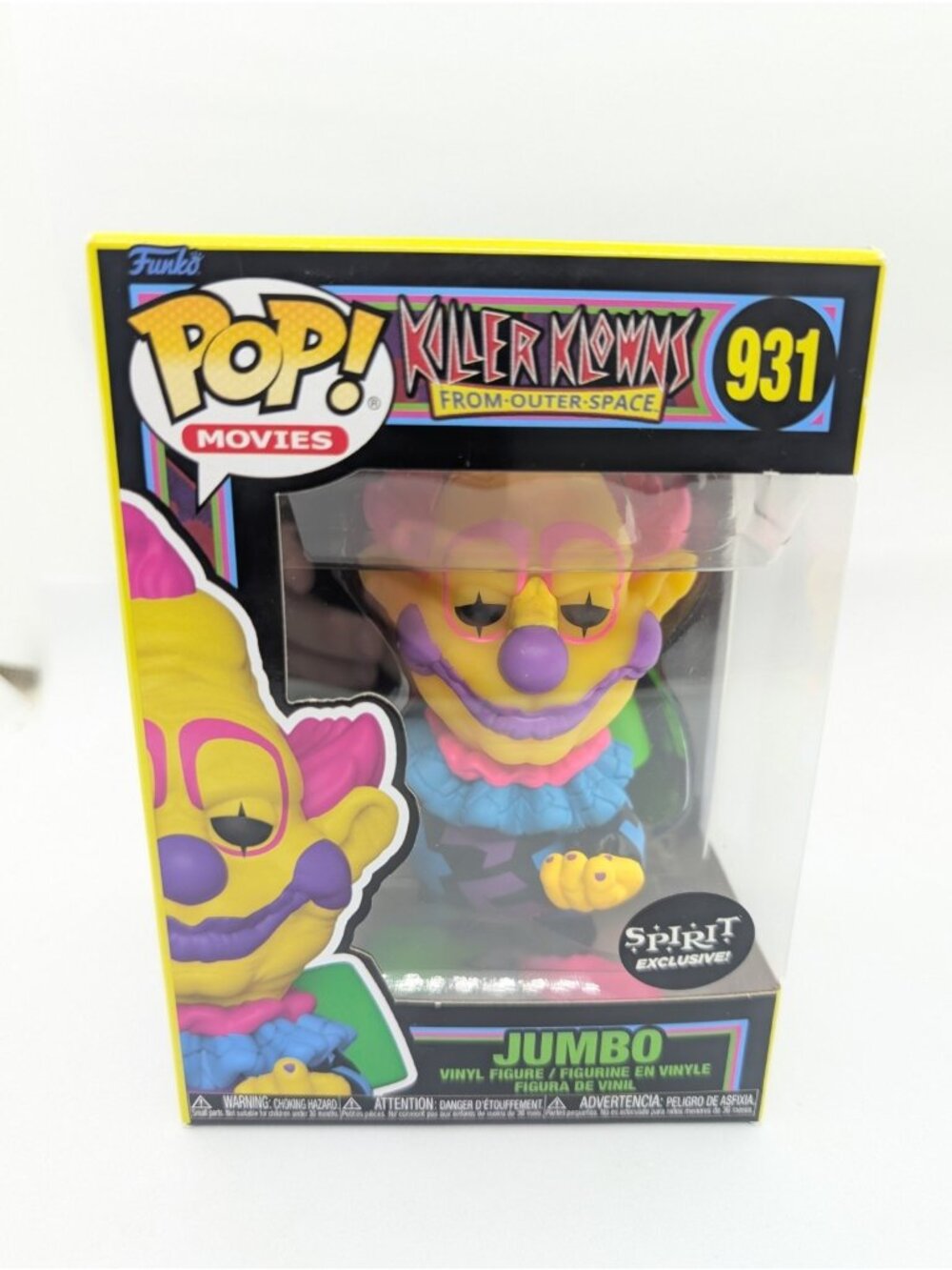 Funko Pop! Movies Killer clowns From Outer Space Jumbo #931 Spirit Exclusive